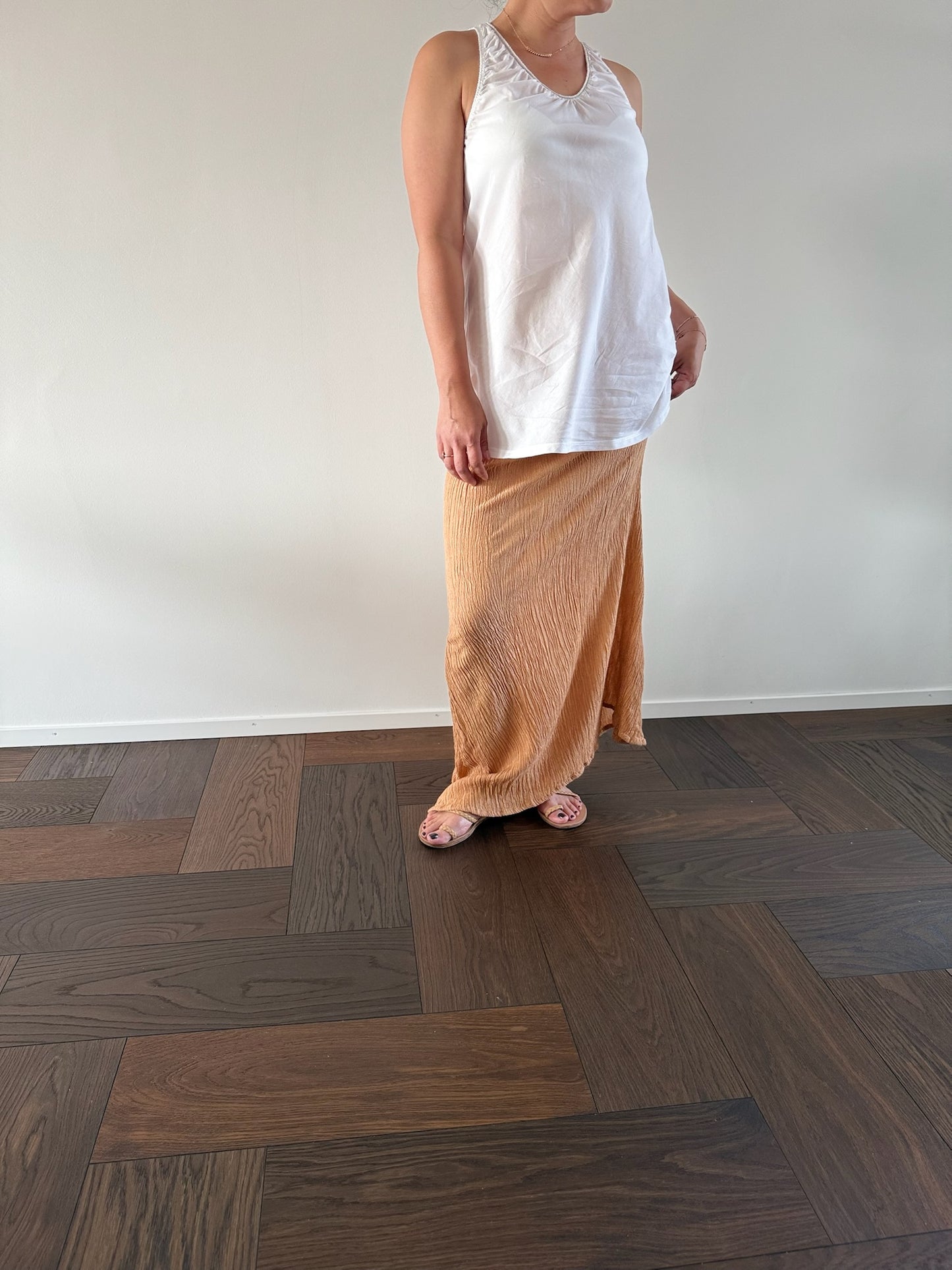 SAVANNAH MORROW Silk Skirt