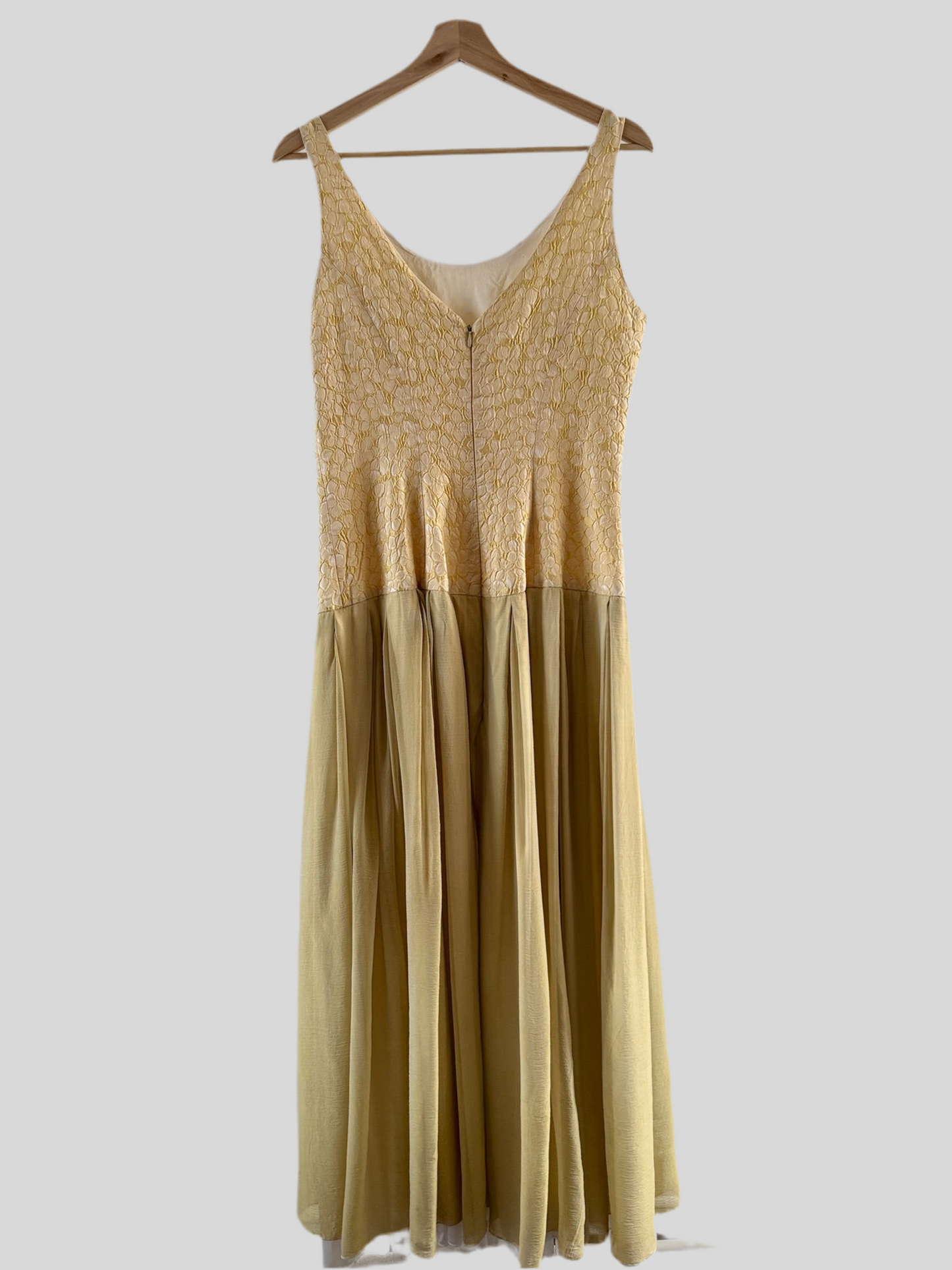 VINTAGE Drop Waist Silk Dress