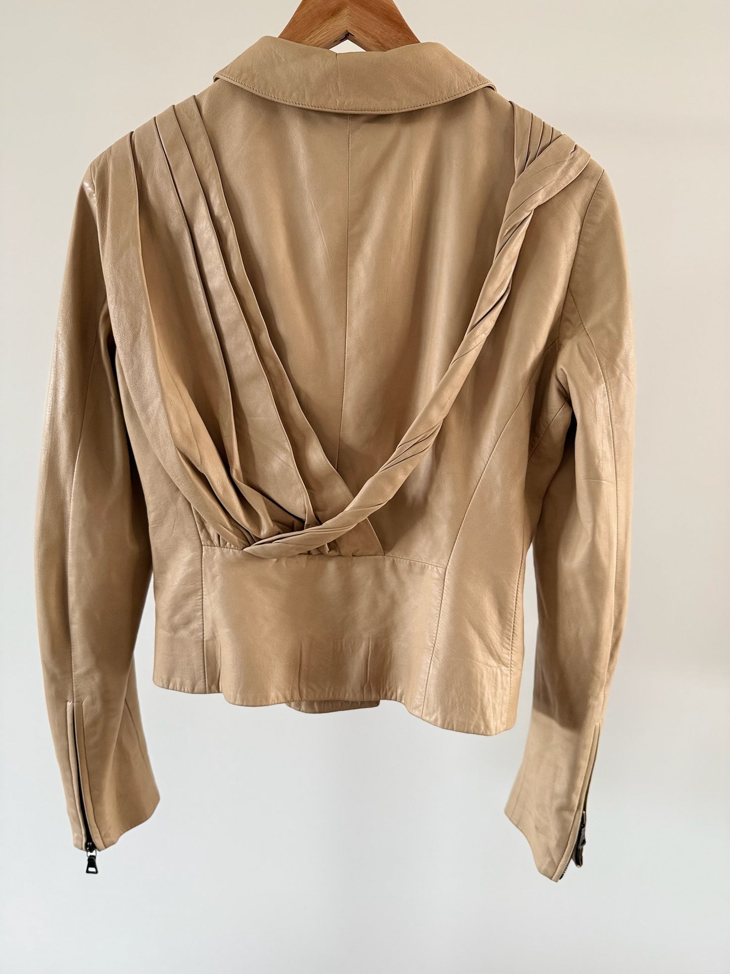 PRADA Vintage Y2K Leather Moto Jacket