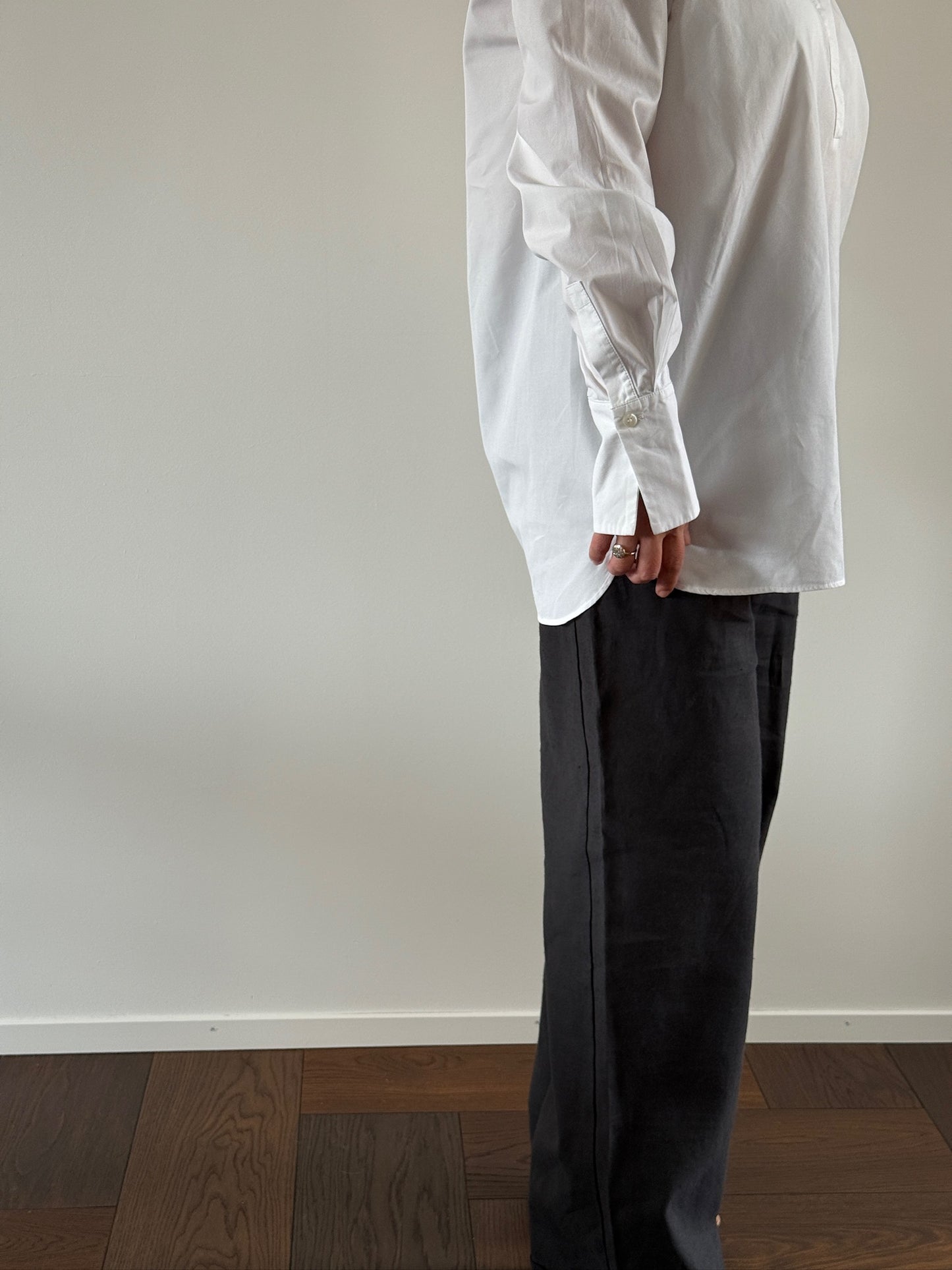 KATIA SERAFINI White Poplin Blouse