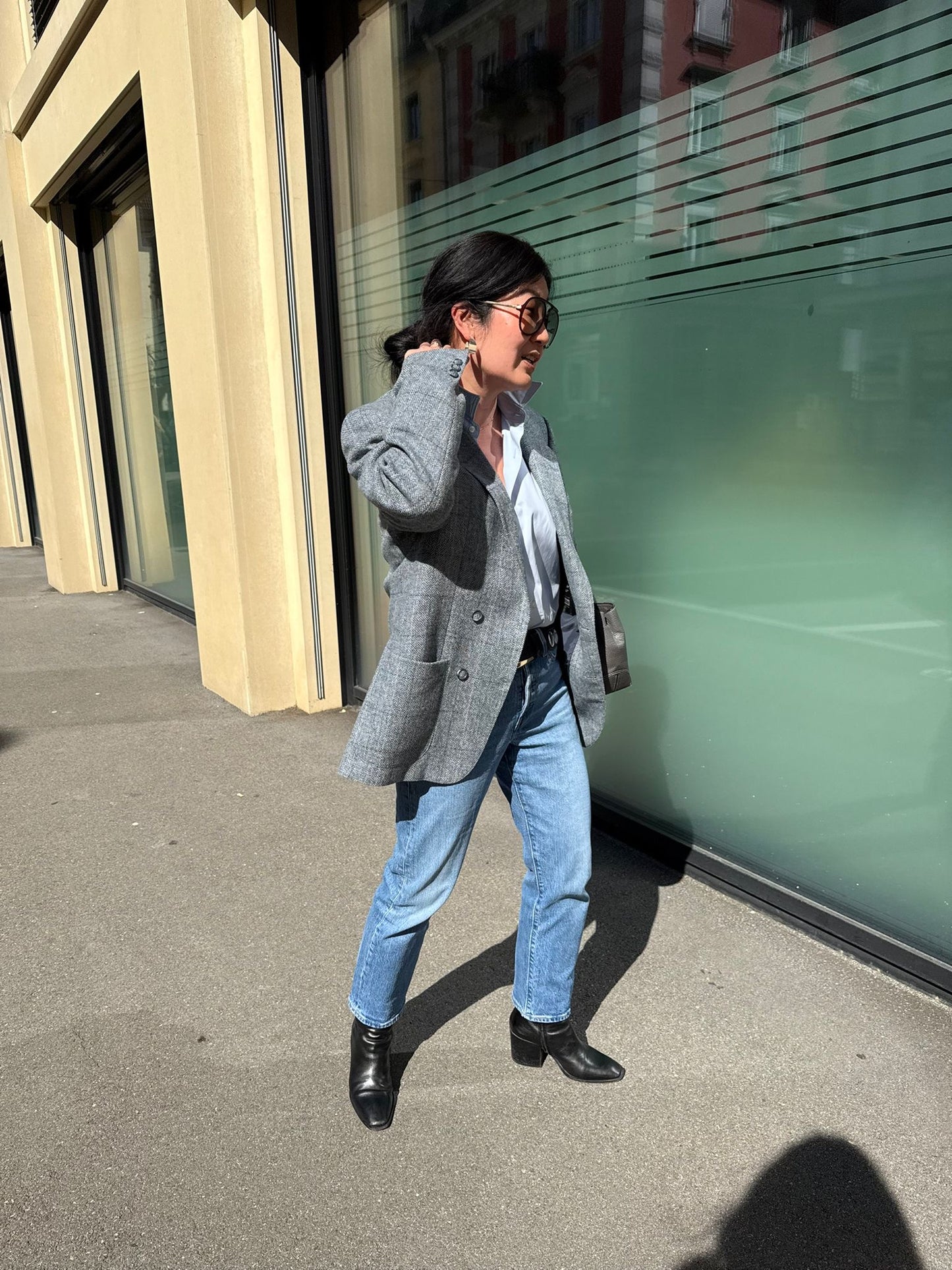 VINTAGE Wool Tweed Blazer
