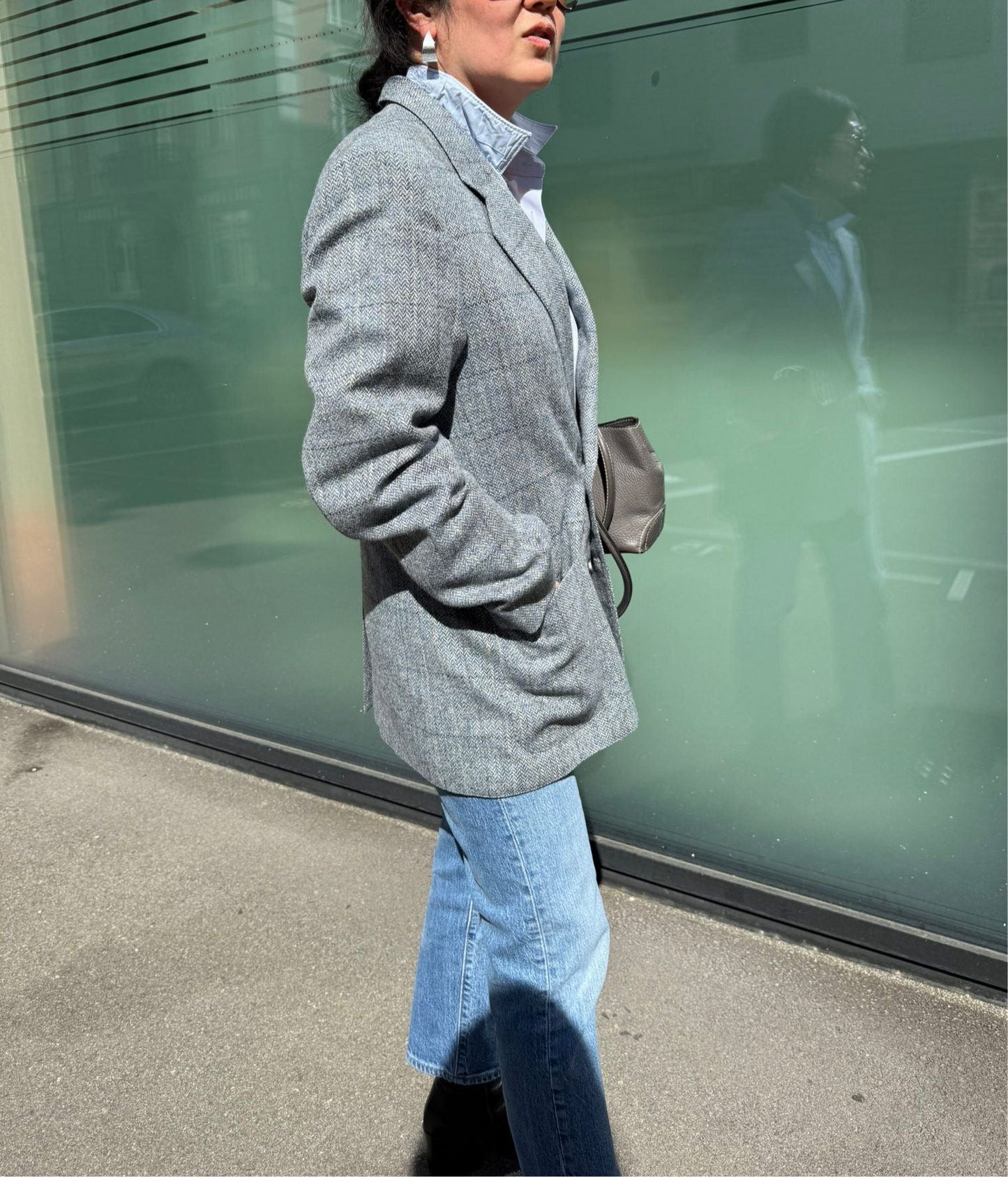 VINTAGE Wool Tweed Blazer