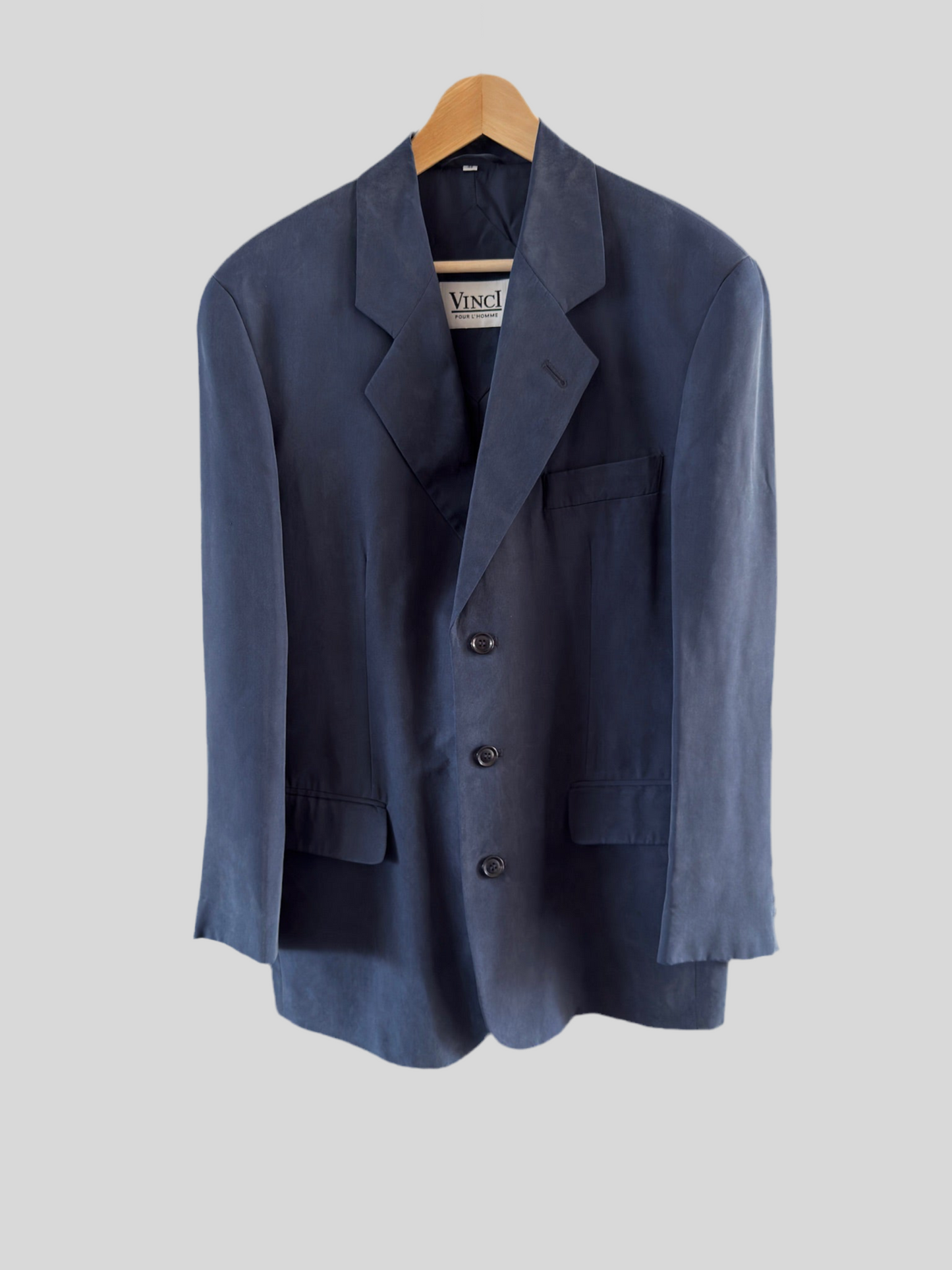 VINTAGE Silk Oversized Blazer