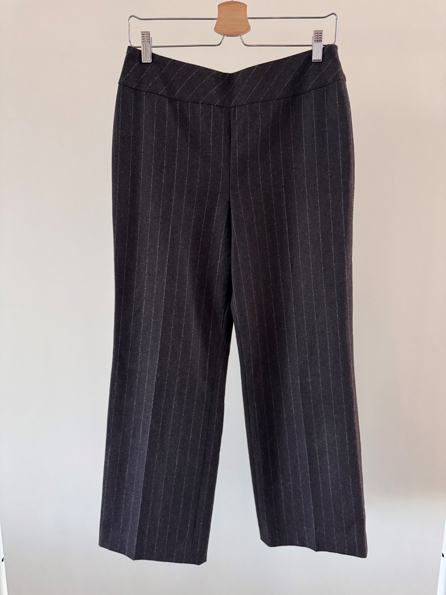 AKRIS Wool Pinstriped Pant Suit