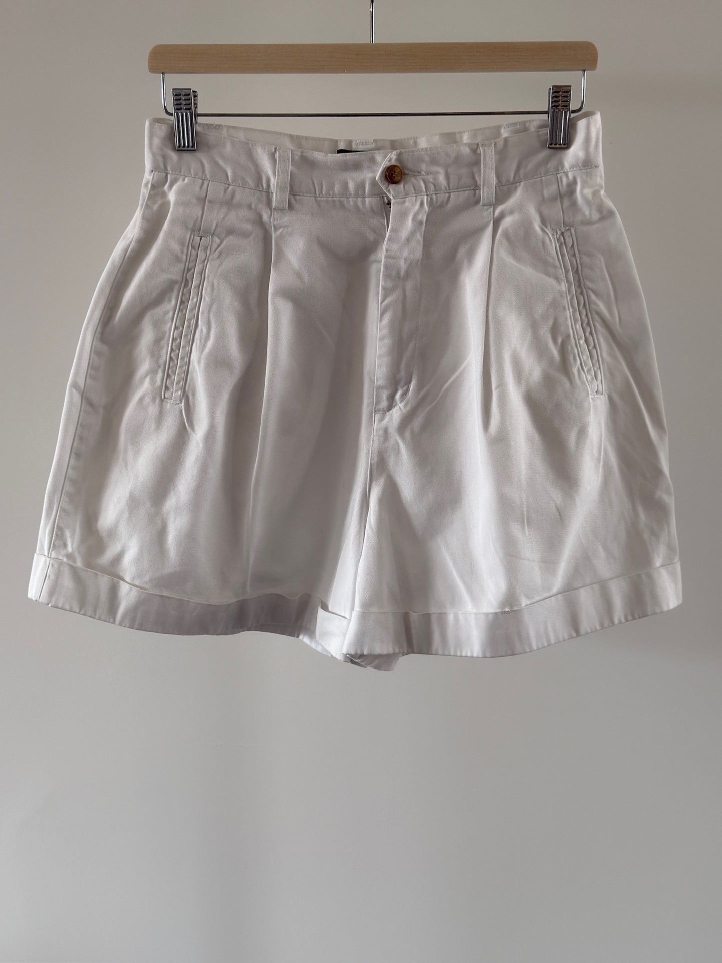VINTAGE White Mom Shorts