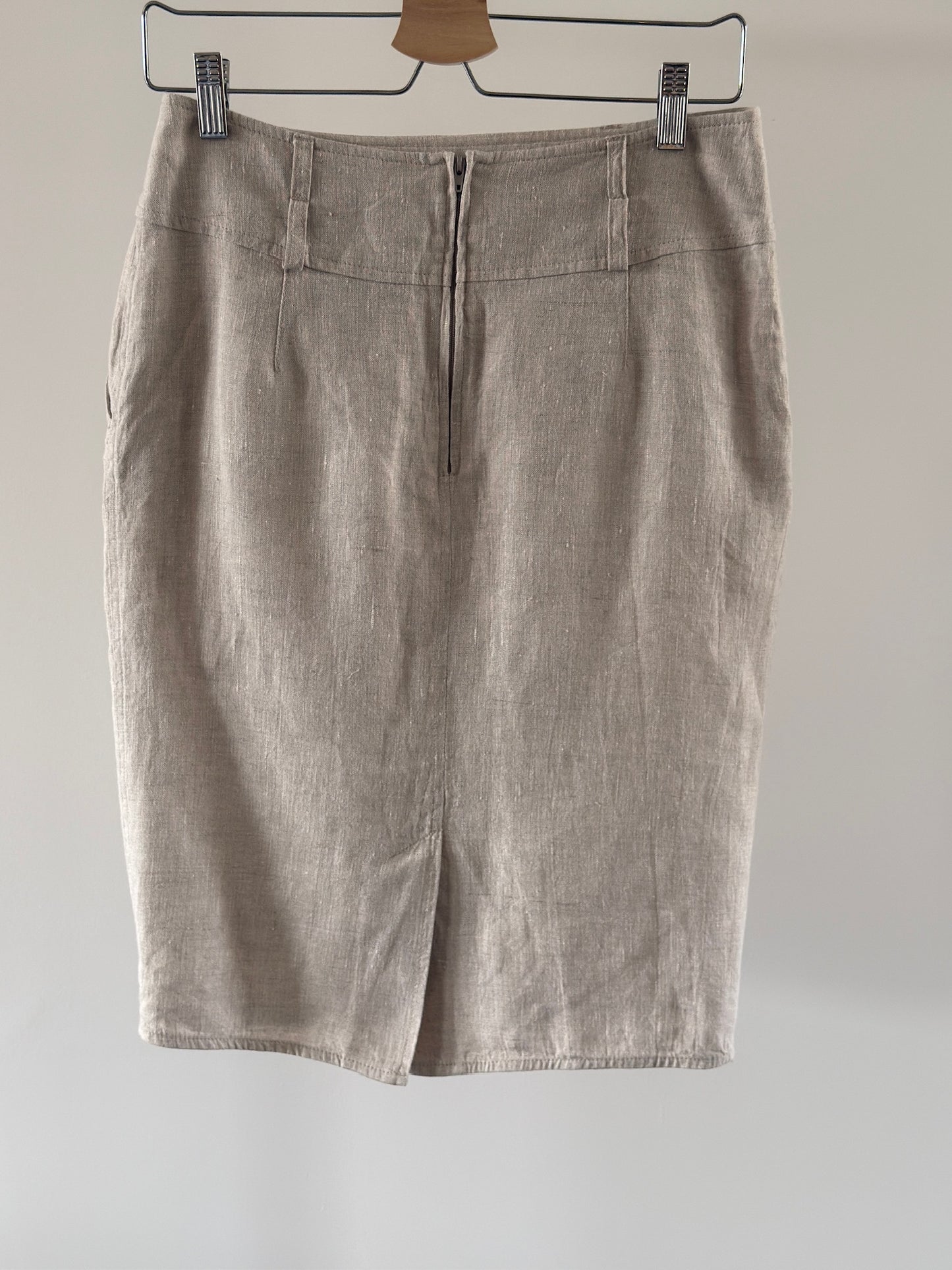 VINTAGE Linen Skirt