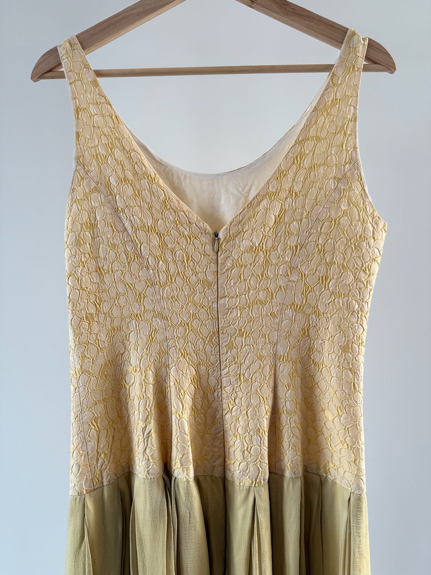 VINTAGE Drop Waist Silk Dress