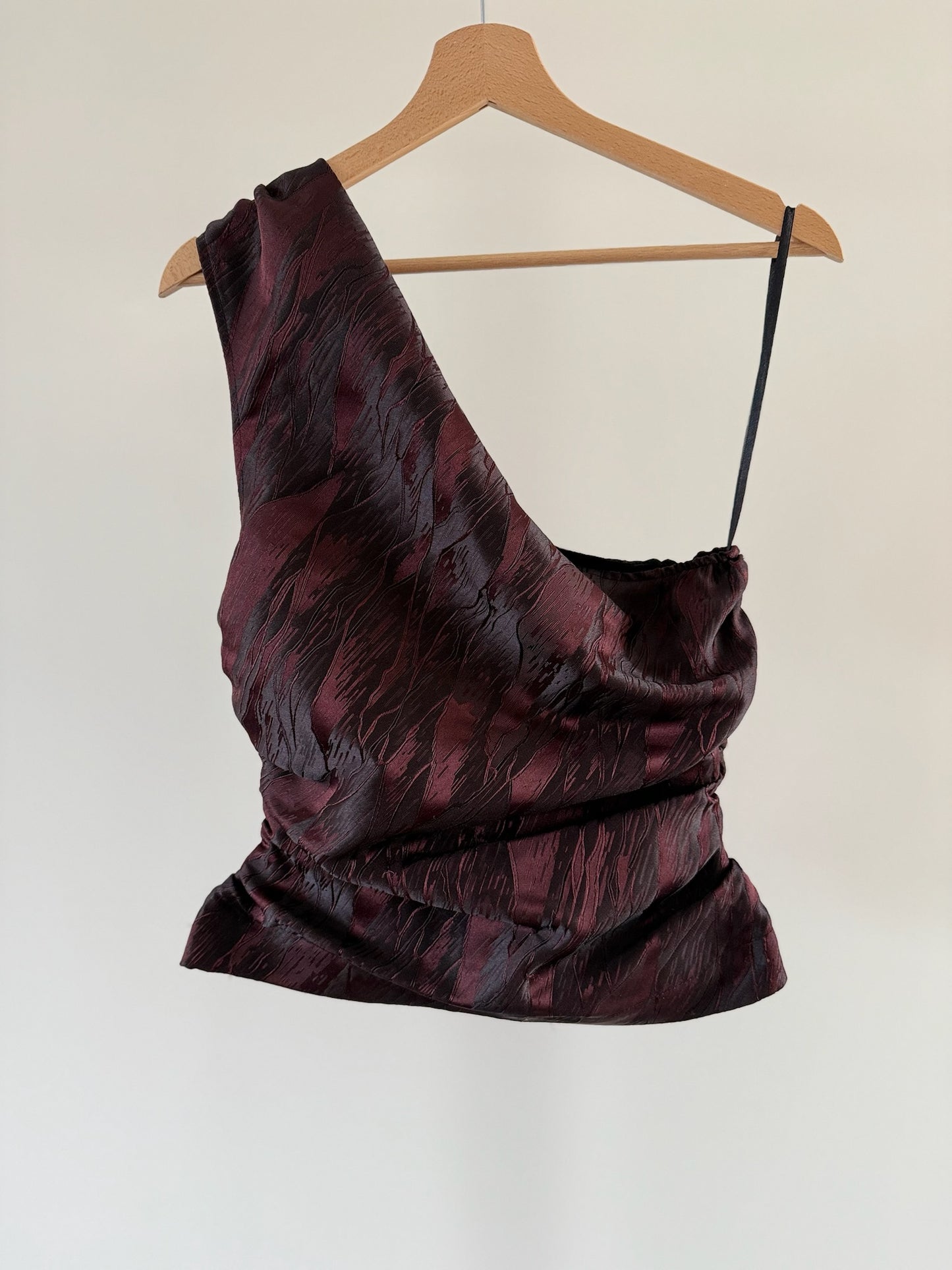 GANNI One-Shoulder Top