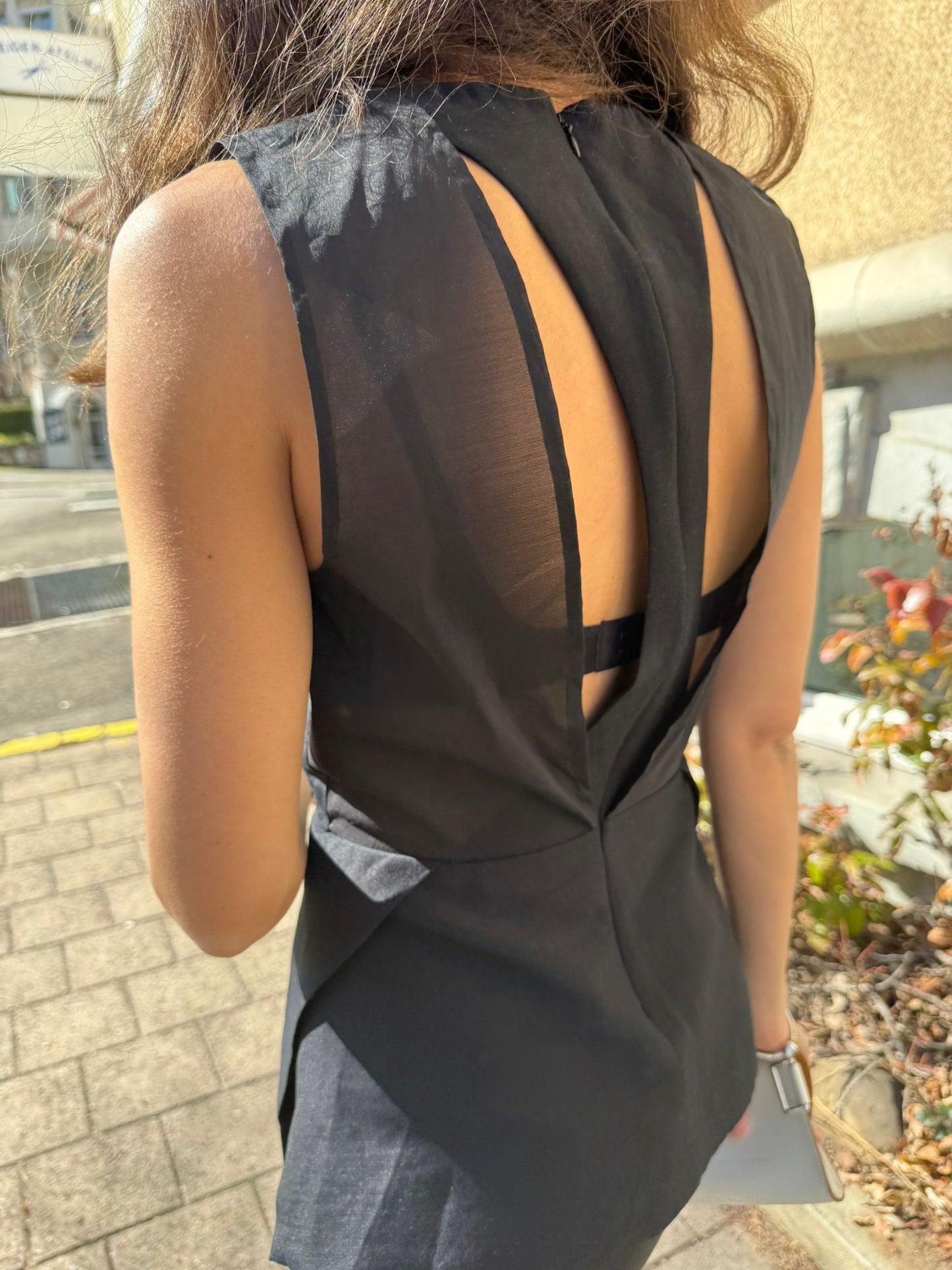 3.1 PHILLIP LIM Silk Peplum Top
