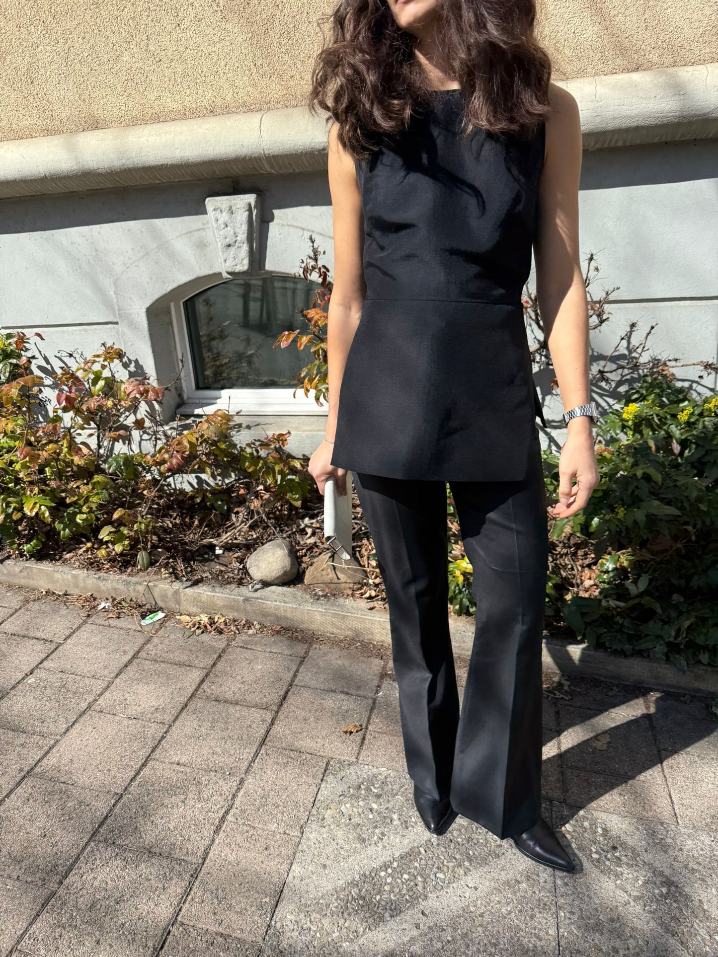 3.1 PHILLIP LIM Silk Peplum Top
