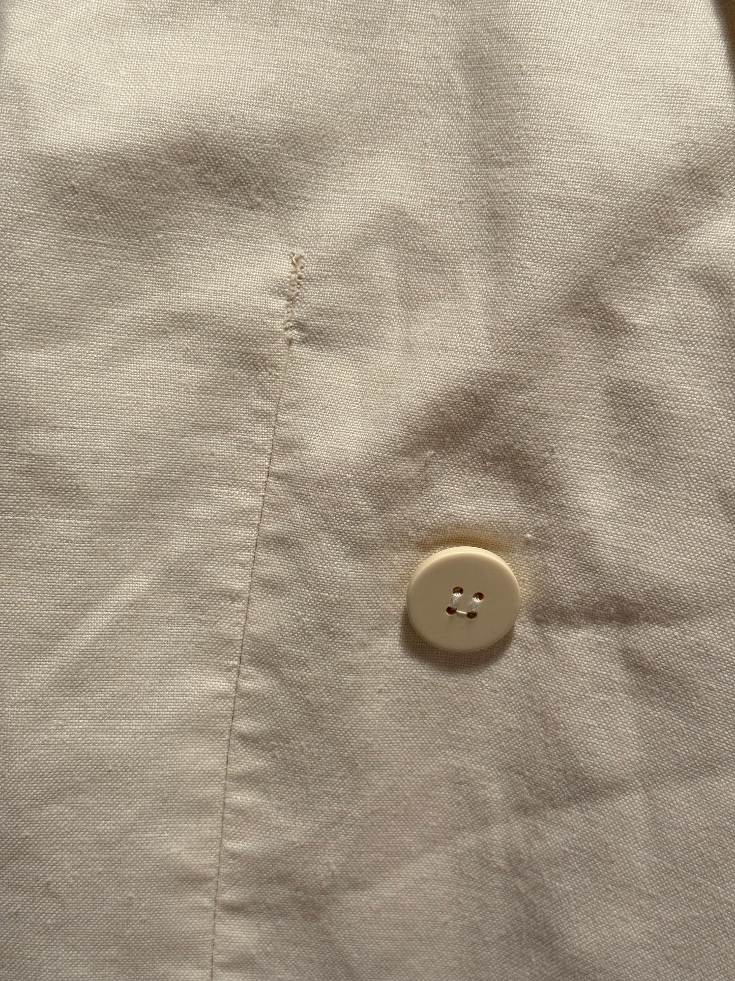 VINTAGE Double-breasted Linen Blazer