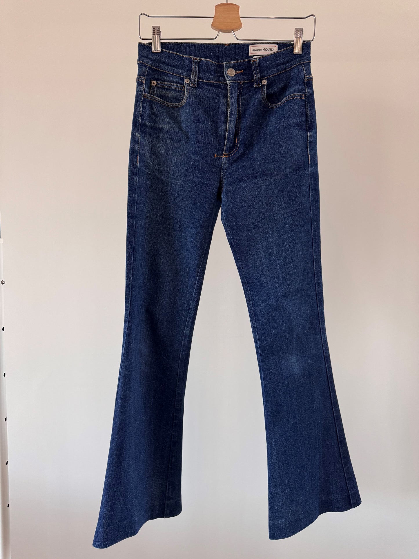 ALEXANDER MCQUEEN High-Rise Flared Jeans