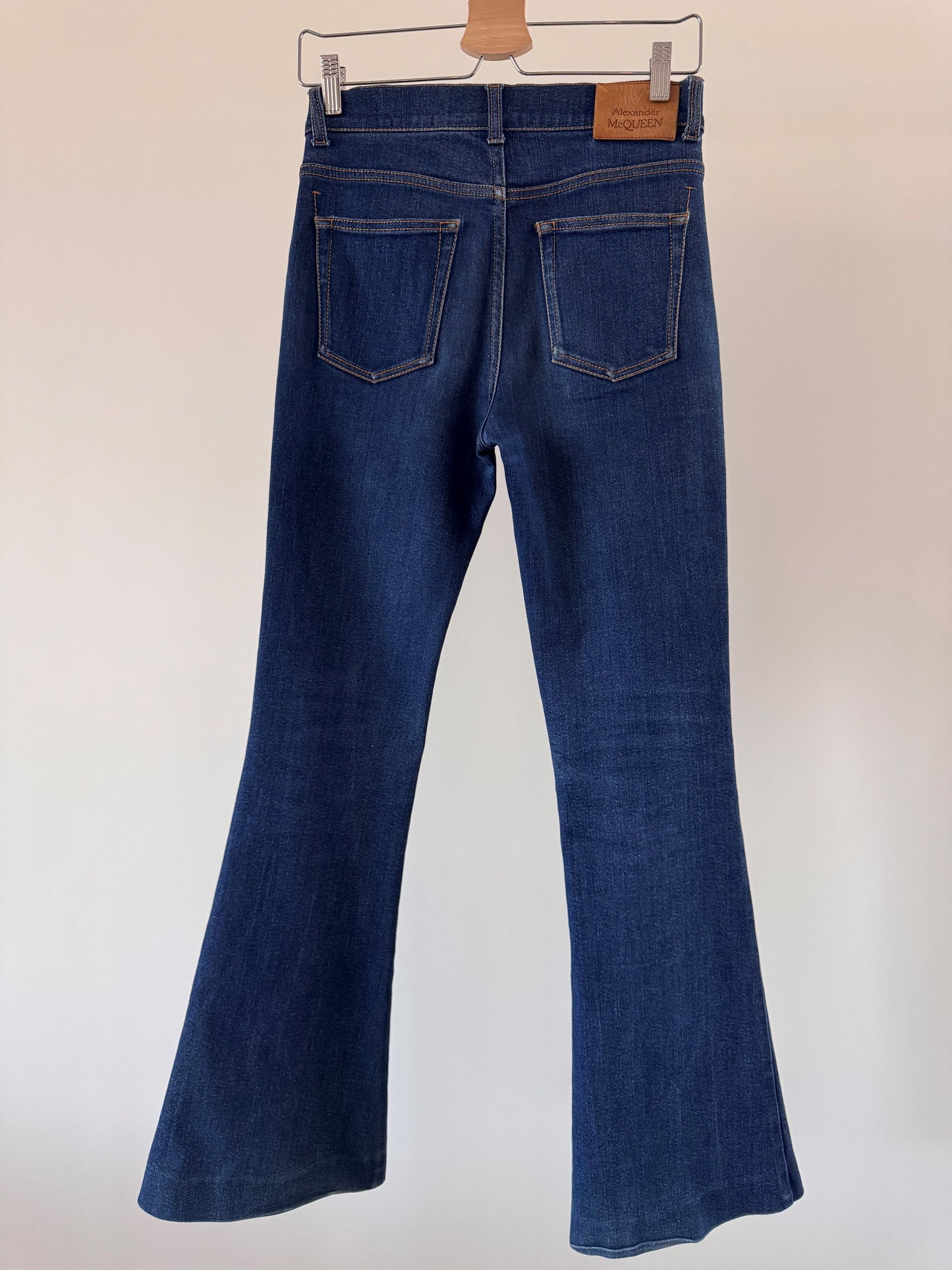 ALEXANDER MCQUEEN High-Rise Flared Jeans