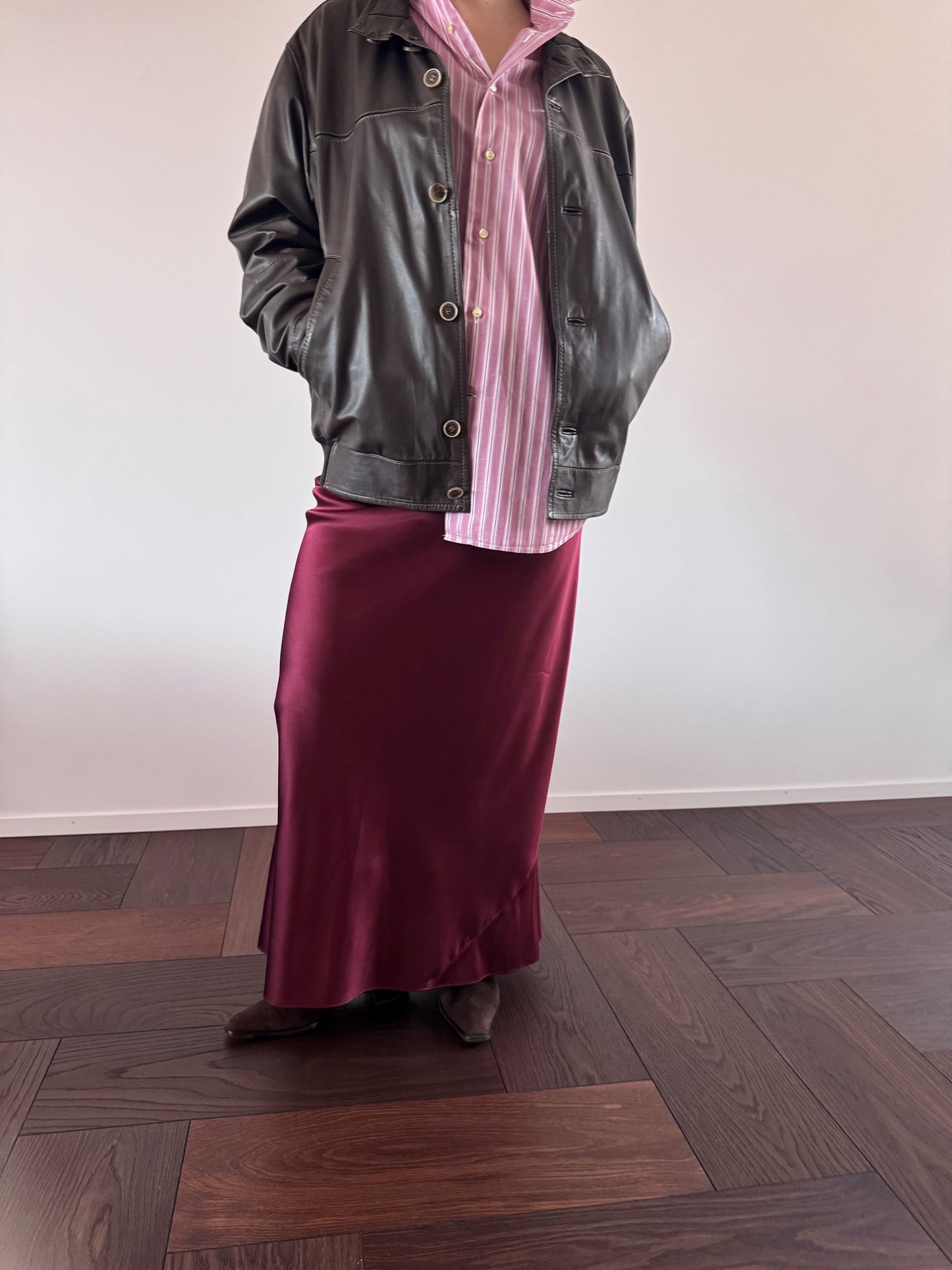 GIMO's Leather Bomber Jacket