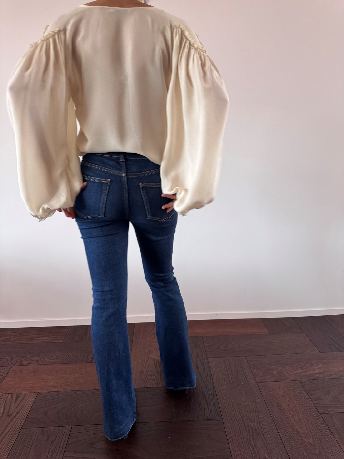 ALEXANDER MCQUEEN High-Rise Flared Jeans