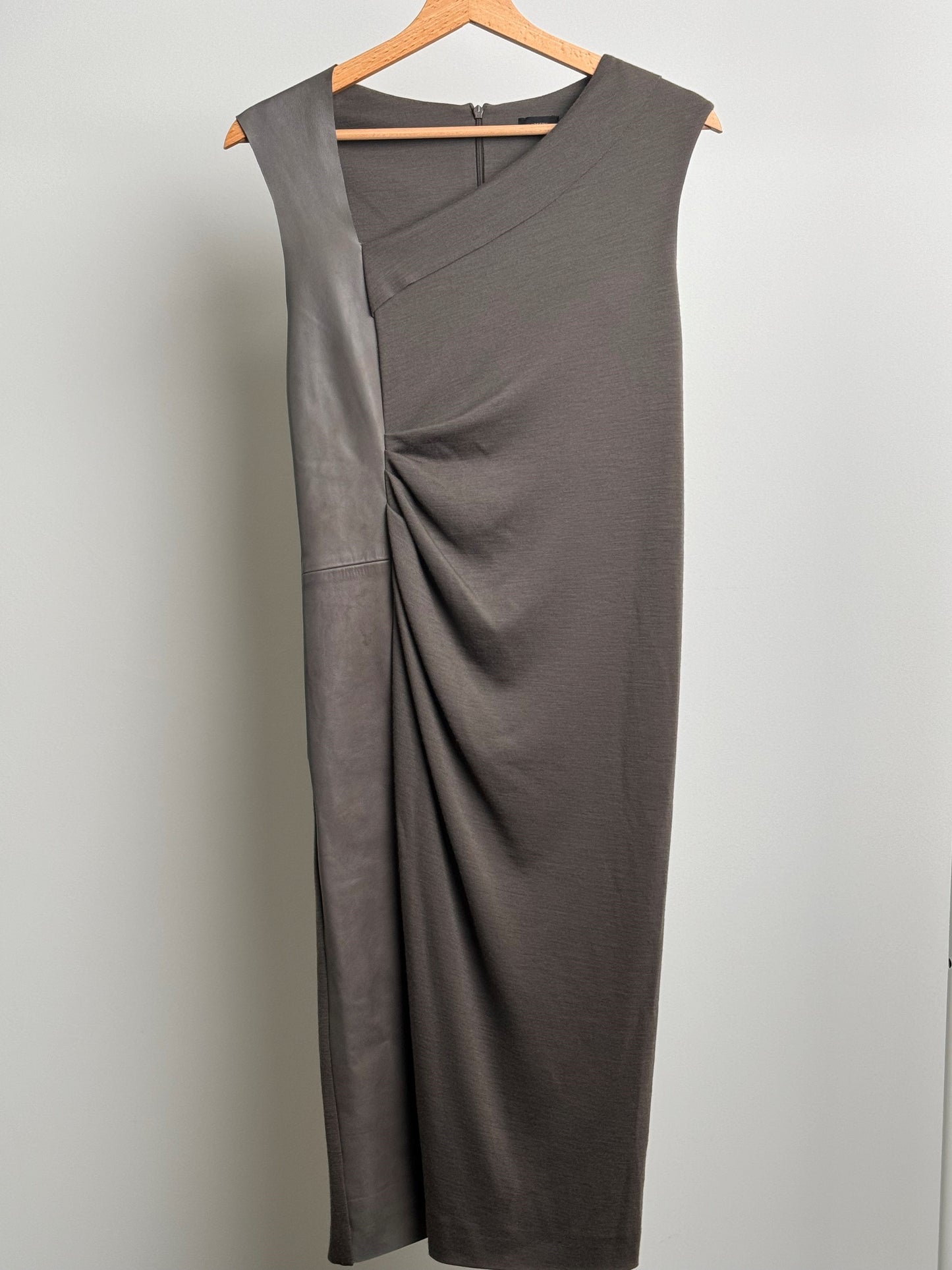 JOSEPH Wool Leather Dress