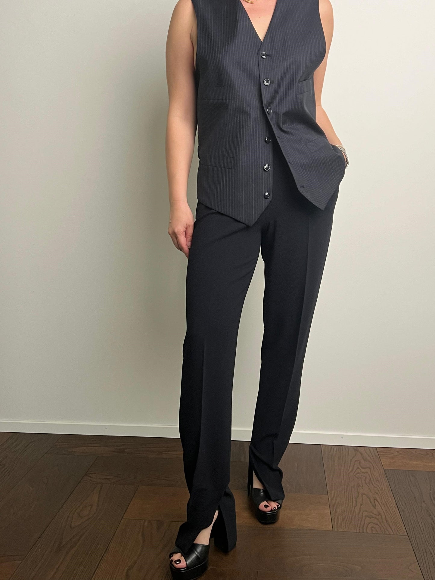 VINTAGE Wool & Silk Waistcoat
