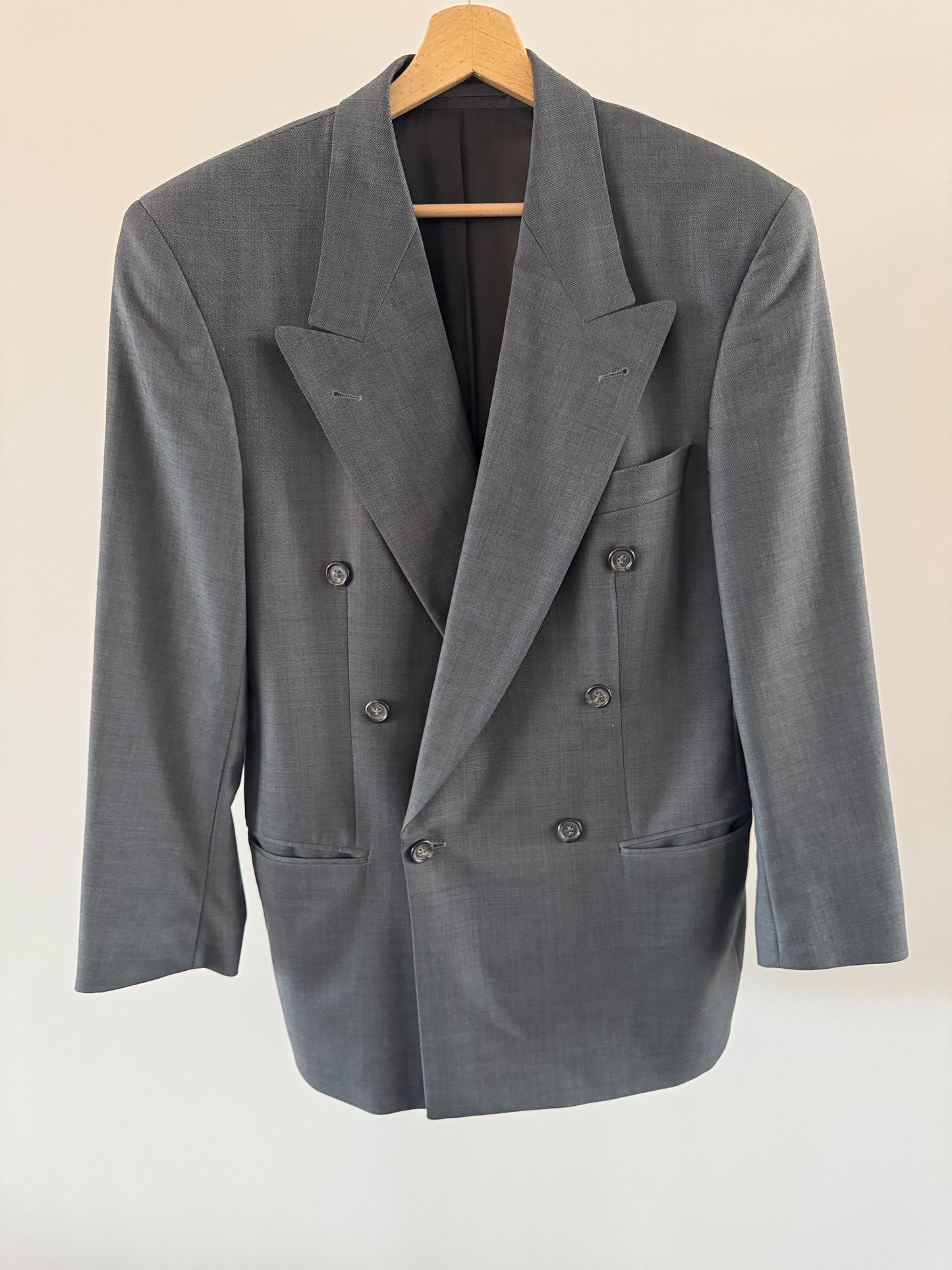 VINTAGE Wool Double-breasted Blazer