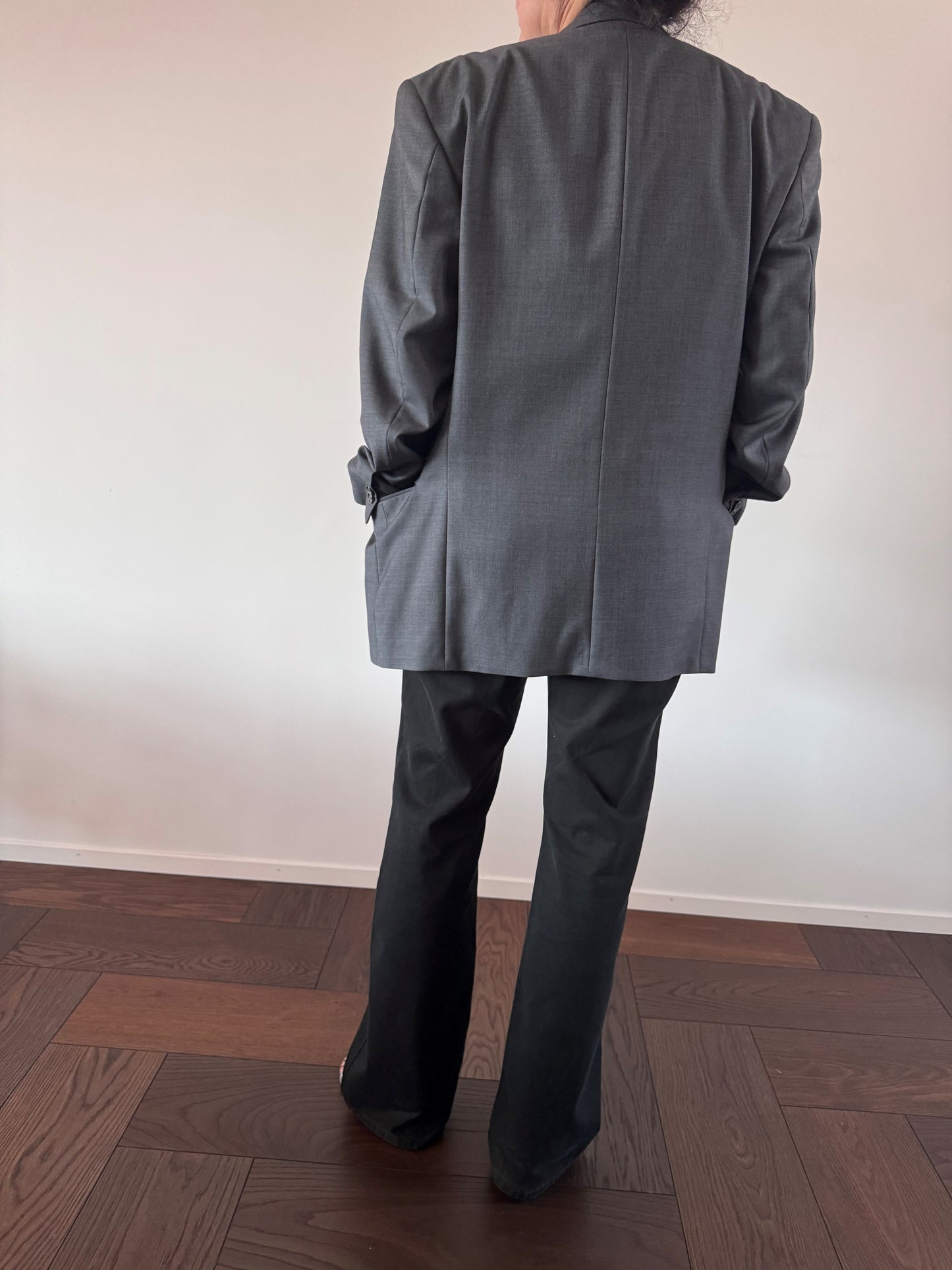 VINTAGE Wool Double-breasted Blazer