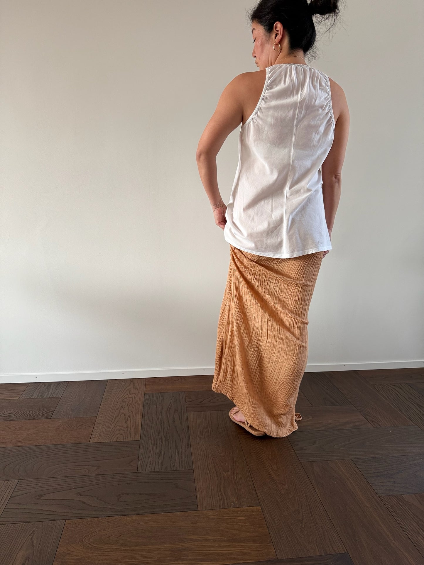 SAVANNAH MORROW Silk Skirt
