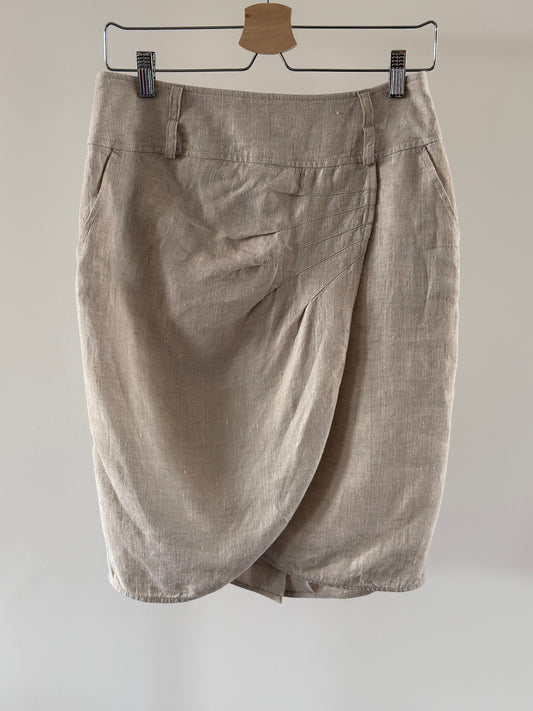 VINTAGE Linen Skirt