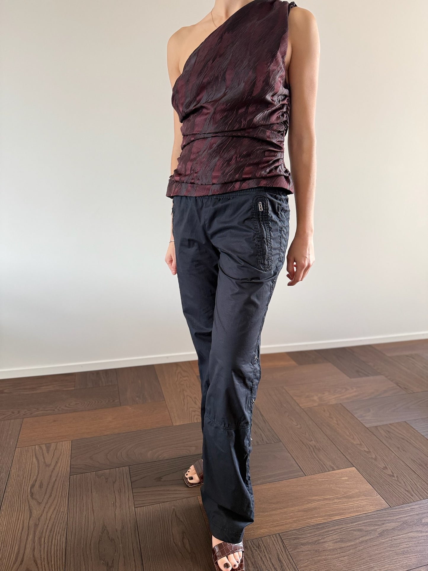 GANNI One-Shoulder Top