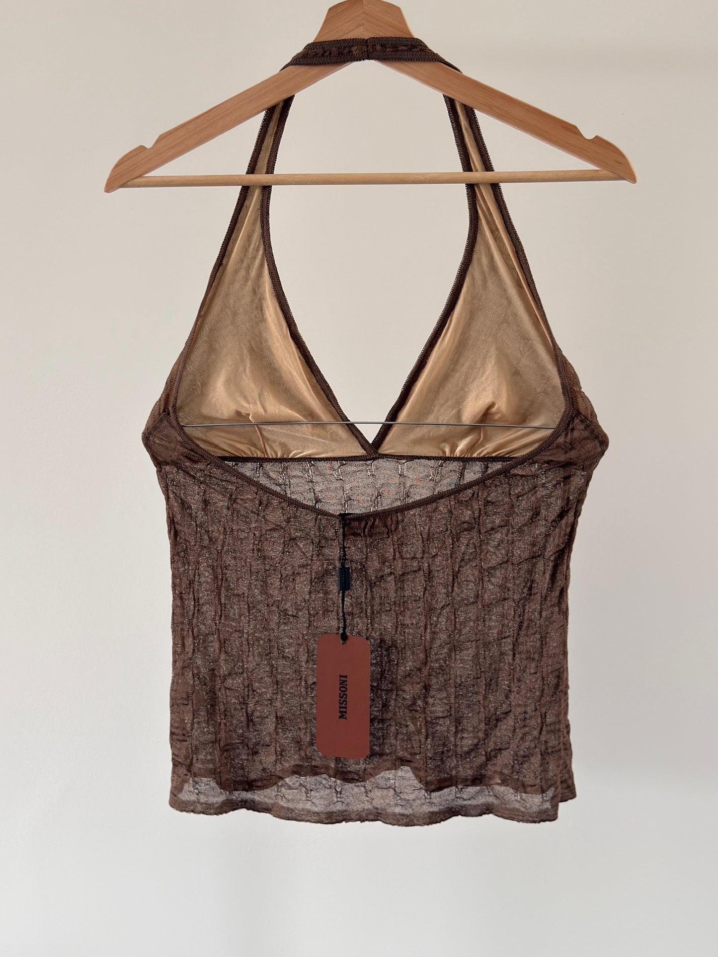 MISSONI Knit Halter Top