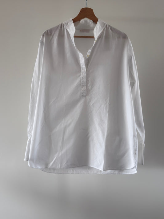 KATIA SERAFINI White Poplin Blouse