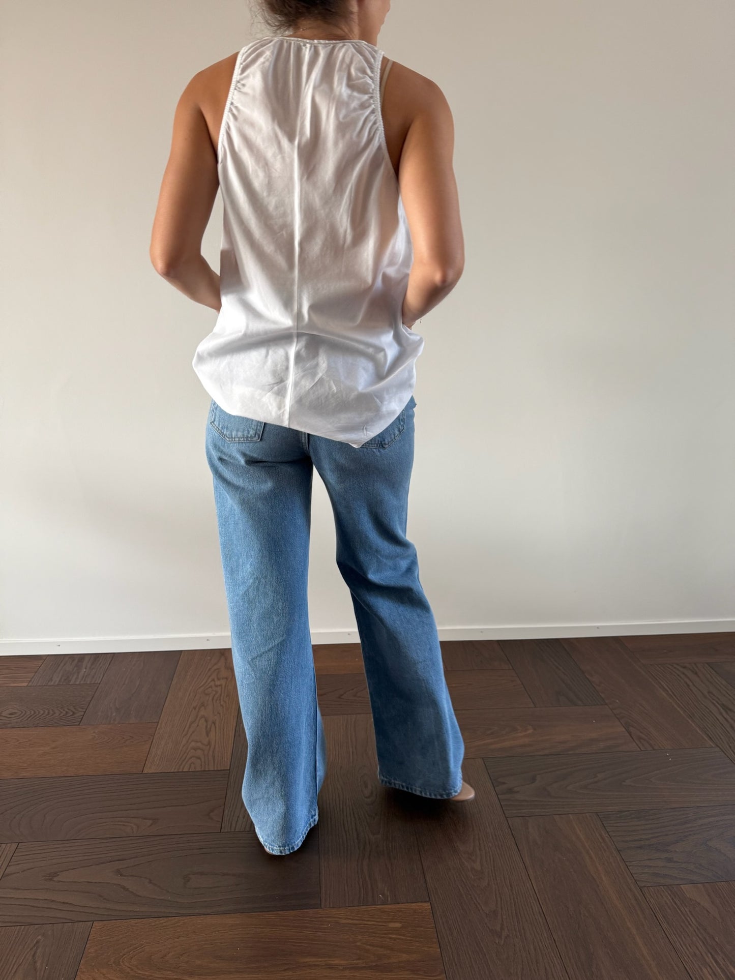 BRUNELLO CUCINELLI White Poplin Top