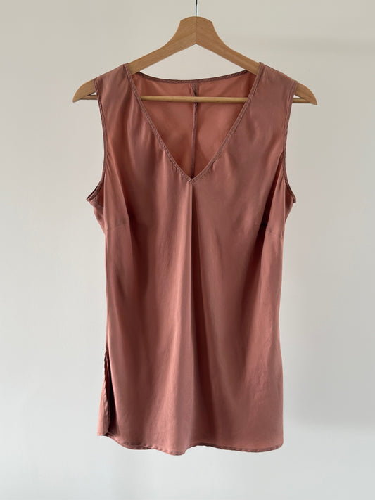 Blush Silk Top