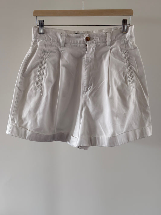 VINTAGE White Mom Shorts