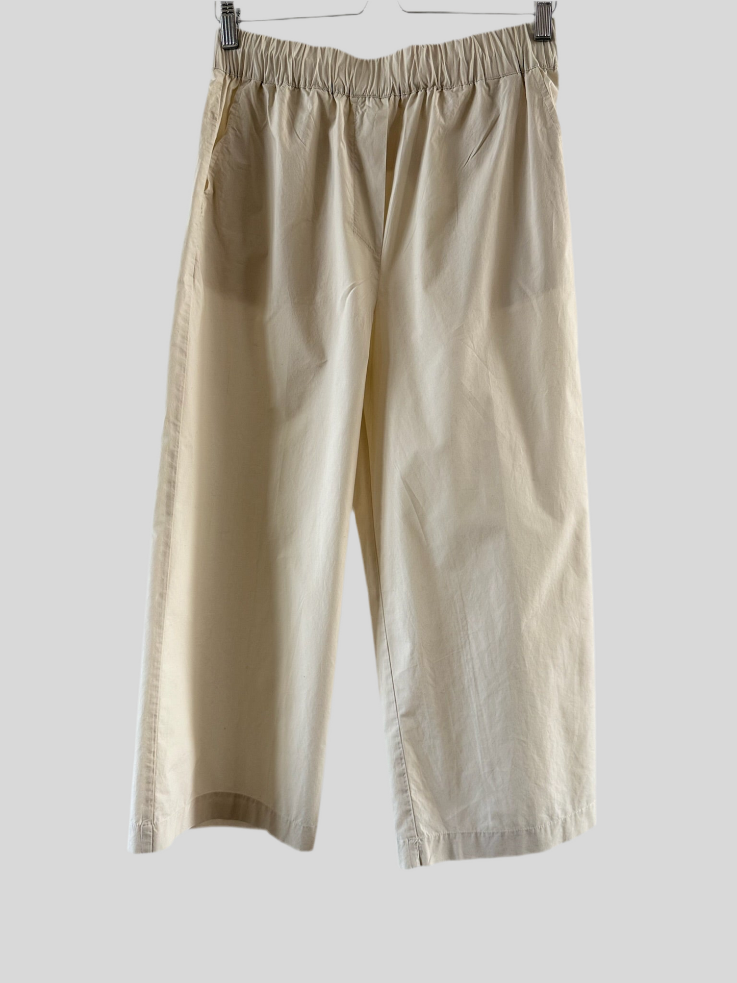 JAKE’S STUDIO Cotton Poplin Cropped Pants