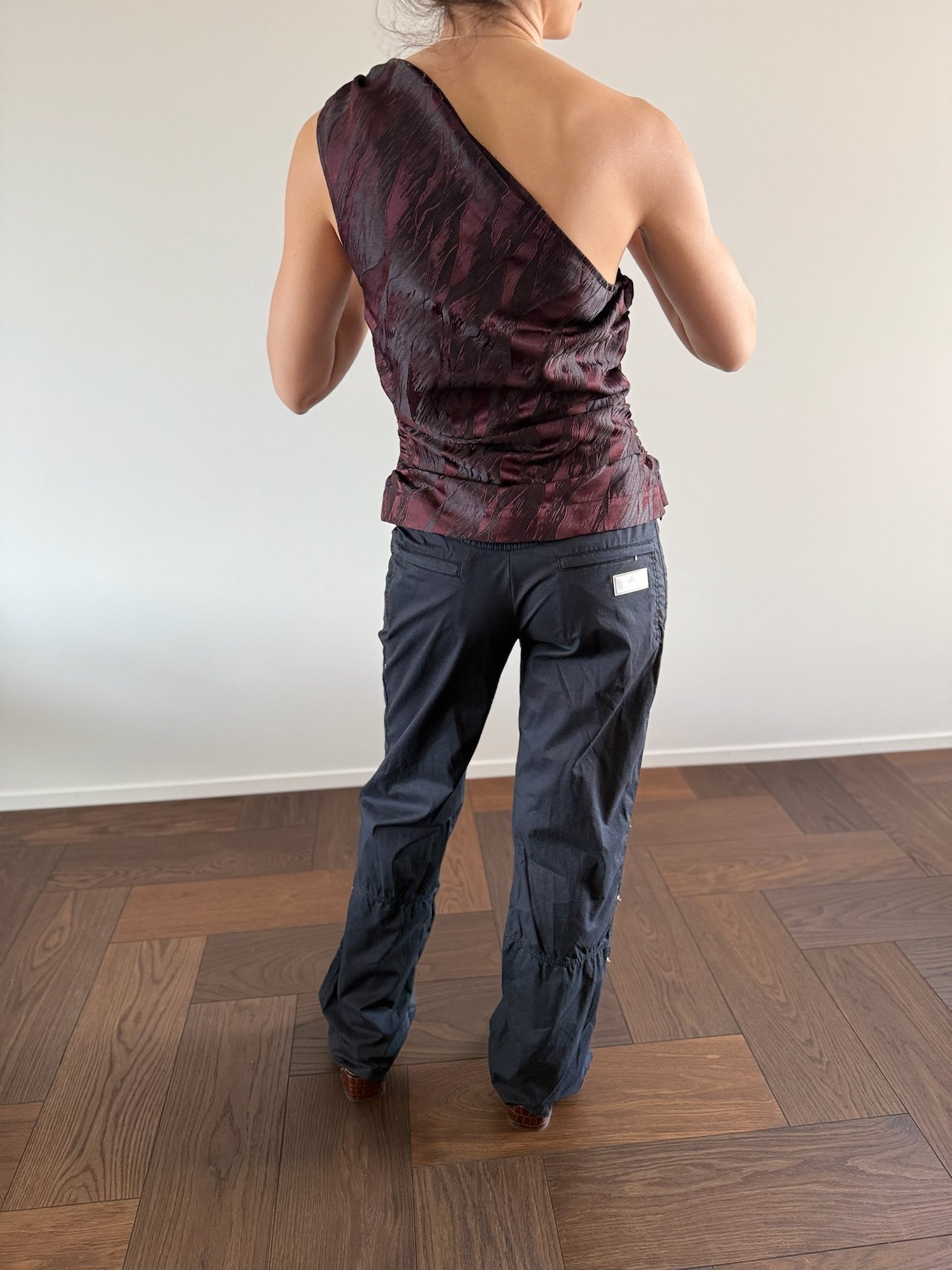 GANNI One-Shoulder Top