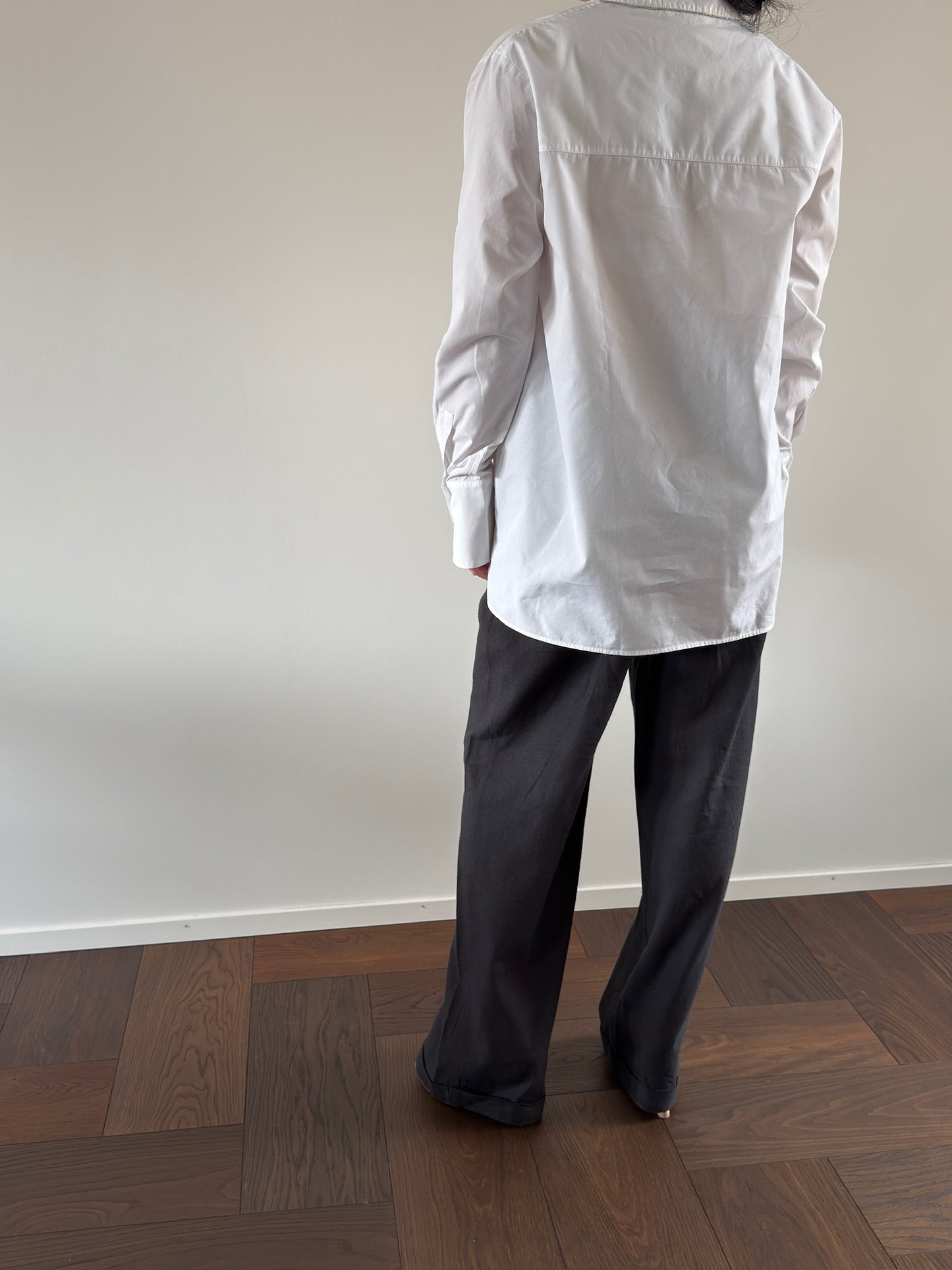 KATIA SERAFINI White Poplin Blouse