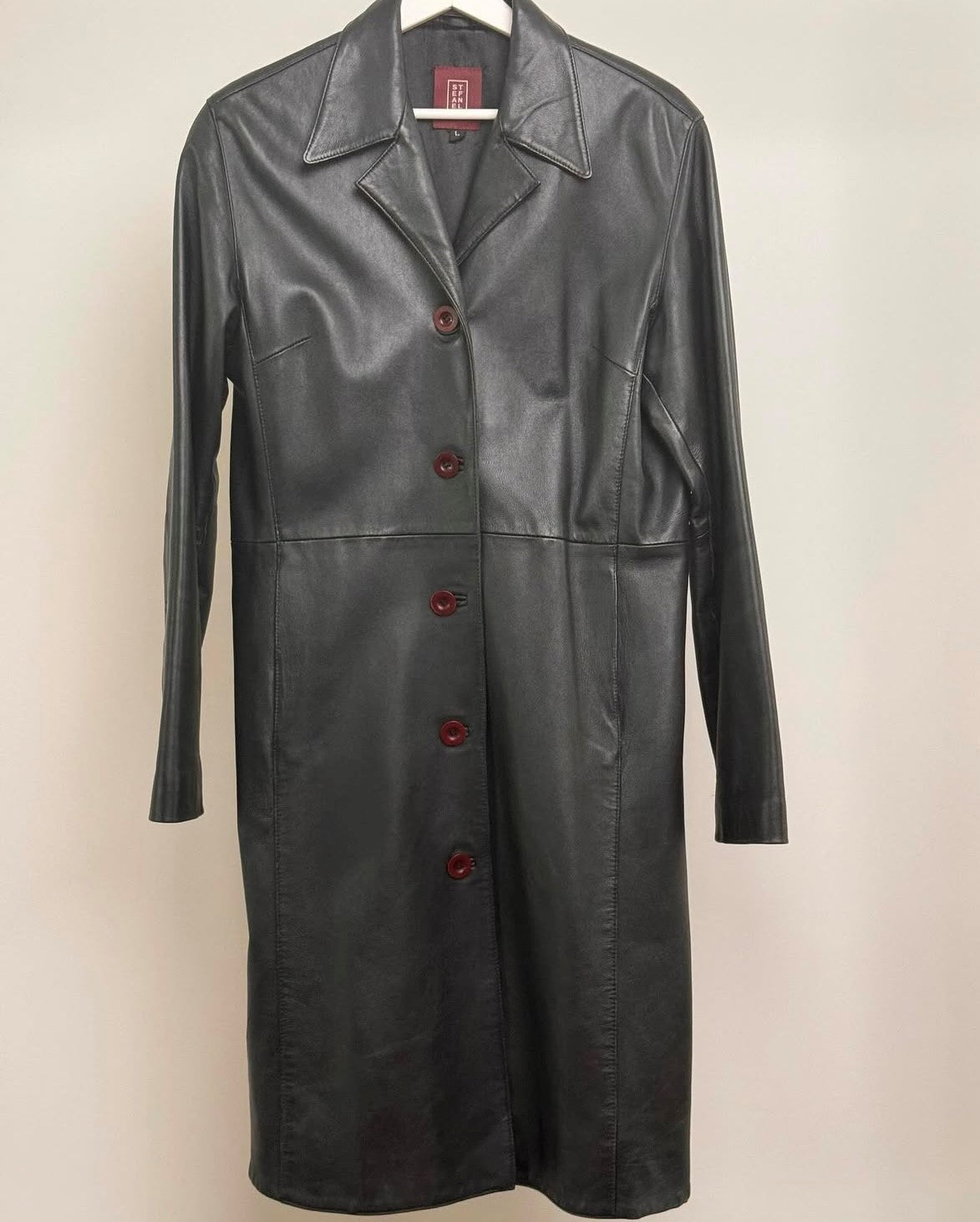 VINTAGE Black Leather Jacket